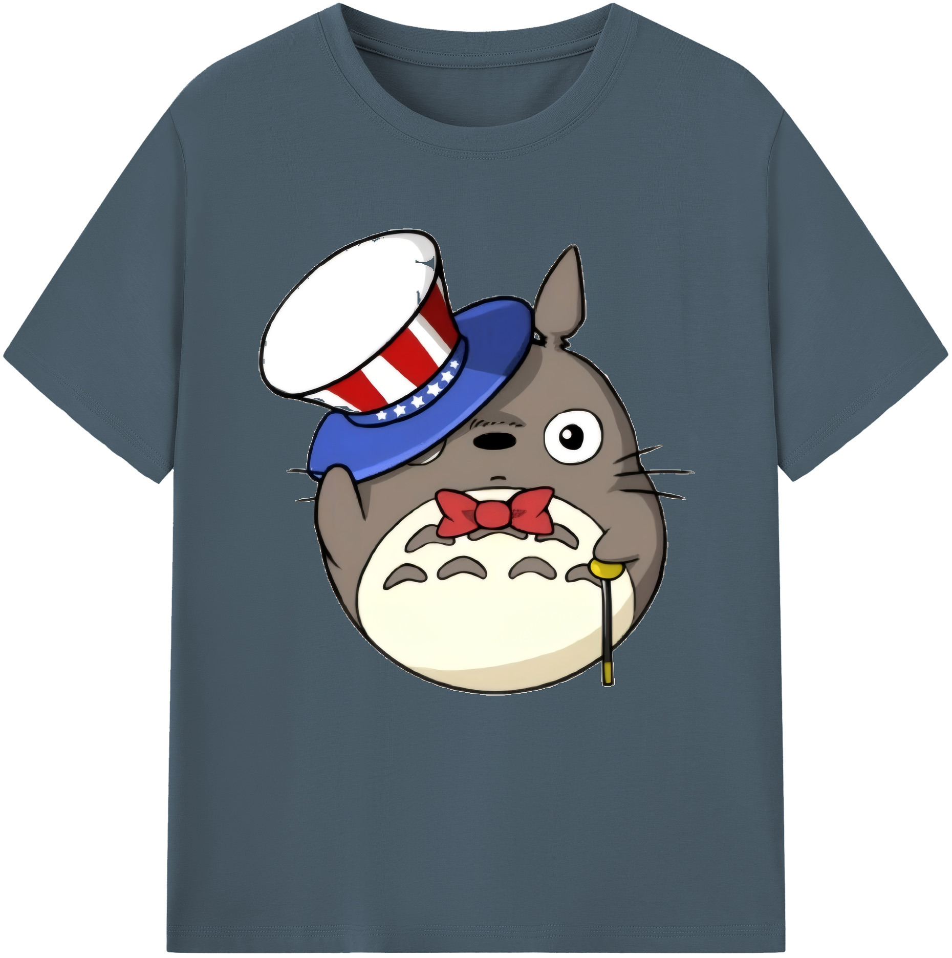 （画像用） となりのトトロ 草壁メイ 草壁サツキ My Neighbor Totoro Satsuki Kusakabe Mei Kusakabe 綿100％半袖Tシャツ（フロントプリント）